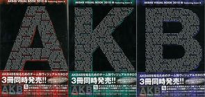 AKB48　VISUAL　BOOK　2010　featuring　team　A・K・B 3冊セット　生写真各3枚付