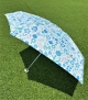 mizutama折りたたみ傘フラワー　ブルー