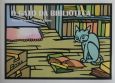 O　gato　da　biblioteca