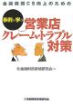 金融機関CS向上のための事例に学ぶ営業店クレーム・トラブル対策