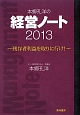 本郷孔洋の　経営ノート　2013