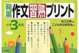 発展作文習熟プリント　小学3年生