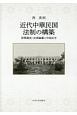 近代中華民国法制の構築