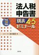 法人税申告書　別表4・5ゼミナール　平成30年