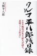 クルマ平八郎残日録　トヨタ販売の生き証人が語る、素晴らしき出会い